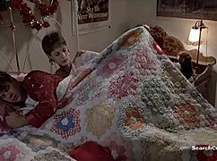 Jamie lee curtis bares big tits in retro blue film handjob scene