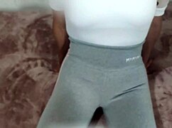 uhh casting this horny latina teen univ girl... ends with deep creampie in her tight pussy