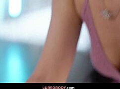 Whoa, straight housewife slimthick vic loves 4 hands oiled massage from 2 hot masseuses!