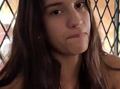 heart racing first casting busty skinny 18yo brazilian latina teen deepthroats pov