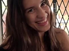 heart racing first casting busty skinny 18yo brazilian latina teen deepthroats pov