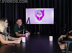 hey swingers house regular wants trans fun amid mansion drama 😏 val mineirinha sheer red lingerie