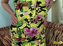 big ass redhead milf mommy takes amateur facial jizz from young stud fuck