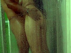 Latina Wife Cheats on Cuckold with Black Guy's Rough Fuck in Motel Bathroom