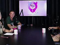 hey swingers house regular wants trans fun amid mansion drama 😏 val mineirinha sheer red lingerie