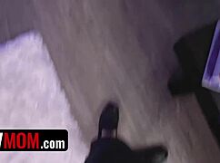 stepmom's huge tits and lessons make my heart race while she teaches dating