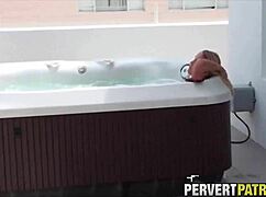 Blonde teen spies my cock deepthroating her