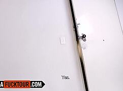 curvy latina with massive chest meets bold american tourist for wild private adventure