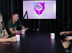 hey swingers house regular wants trans fun amid mansion drama 😏 val mineirinha sheer red lingerie