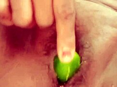 Big Cock Stretches Indian Wife's Shaved Pussy on Ranch