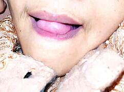 damn this closeup pussy gets slammed so hard she screams and cums with her young stud