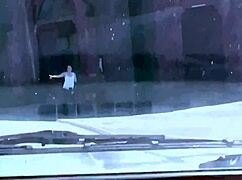 gothic hitchhiker lou-ann trades big tits and ass for rough anal ride payment