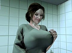 Her Swollen Belly Bursts with Pills Inside