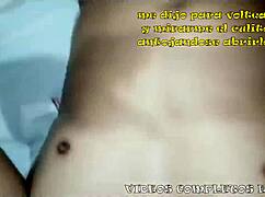 He Watches His Old Latina Wife Bent Over Bed Taking Doggy Assfucking from Maledom Prostitute Humiliating Cuckold Husband to Orgasm.