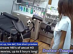 Dr Tampa Gives Solana Tampa University Entrance Physical with Pussy Spreading and Toys