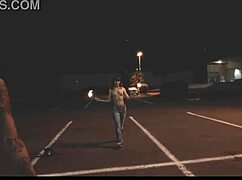 Honey Gold and Dakota Marr go TOPLESS flashing at outdoor public party!