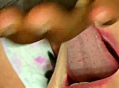Wife's Cock-Sucking Challenge Ends in Mouthful