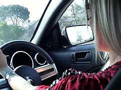 sexy blonde cougar housewife seduces big cock boy for sneaky cheating ride while hubbys gone