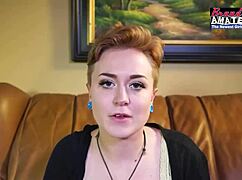 Tattooed Blonde Micah Gags on Monster Cock, Swallows Every Drop After Deepthroat Facial