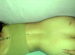 after the party i secretly film this hot curvy latina shaking her huge ass