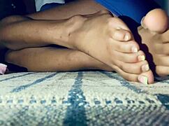 Petite Latina's Sexy Toes and Juicy Ass