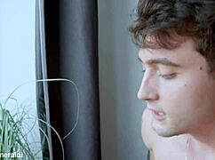 Jimmy Bud drills brunette's tight pussy with hardcore piss squirts everywhere