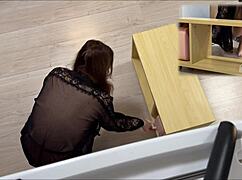 stuck mommy needs your help now creampie my milf pussy homemade close up 😩🔥