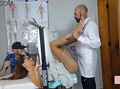 gynecologist sneaks fuck into cheating wife massage humiliating cuckold