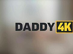 Daddy rams her waiting pussy and asshole hard