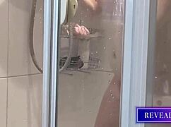 Hot italian milf sensual shower bath tits pussy toy play compilation