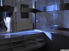 beautiful japanese brunette kai miharu rides uncensored dick close up