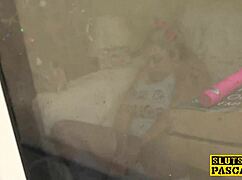 you won't believe this british plumper squirting wildly for santa claus!