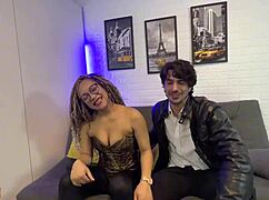 Young Baiana GROUP FUCK With Cuckold BF