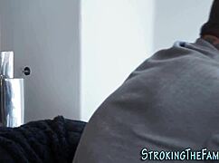 Teen stepdaughter drilled deep by cougar milf taboo