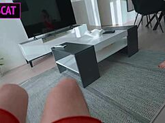 Step Sister's Nude Pic Leads To Brother's Virgin Cock In Her Tight Pussy!