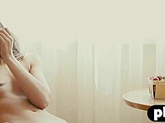 wanna see petite russian milf strip small tits outdoors?