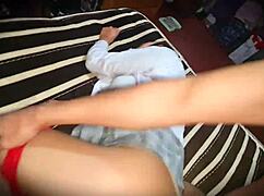 hermanastra argentina skips class to ride prof's cock 😏