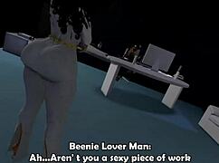 pussy poppins game levels up with monster cock stretching her wide