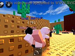 Transando no roblox turns into steamy condom condo play with crossdressing fun