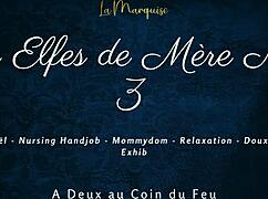 french nurse elves stroke cocks in holiday handjob bliss