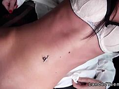 sexy doctor starts car fuck then moves outside pov