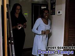 dr tampa's student nurse interns giggle backstage 😜🏥