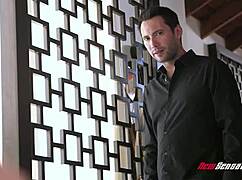 Bffs Megan Rain and Marley Brinx share stepbro's cock 😈