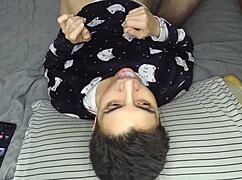 Heartfelt ecstasy from huge cum facials and swallows