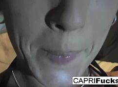 Capri Cavanni Fingers Dripping Wet Pussy While Teasing Massive Tits