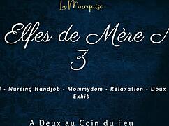 french nurse elves stroke cocks in holiday handjob bliss