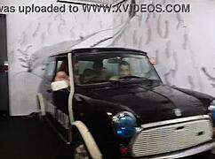six cram into mini car for insane group orgy featuring joss