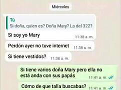 Stripping big ass milf Doña Mary after husband leaves