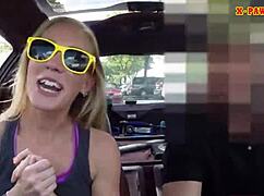 Nasty pawn dude bangs petite blonde bimbo hard