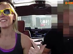 Nasty pawn dude bangs petite blonde bimbo hard